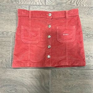 Pink Corduroy Mini Skirt Size 10